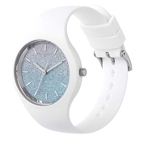 Ice-Watch - ICE lo White blue - Reloj bianco para Mujer con Correa de silicona - 013429 (Medium)