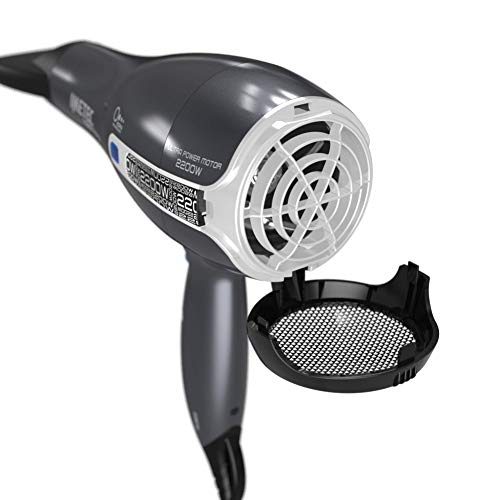 Imetec Power to style K5 2200 - Secador de pelo, 2200 W, tecnología de iones, hidrata el cabello y reducir el encrespamiento, 8 combinaciones de aire y temperatura, golpe de aire frío, sin difusor