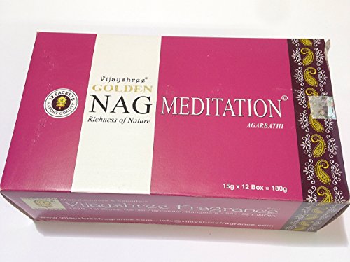 Incienso Nag Meditation pack de 12 cajas 180 varillas de calidad
