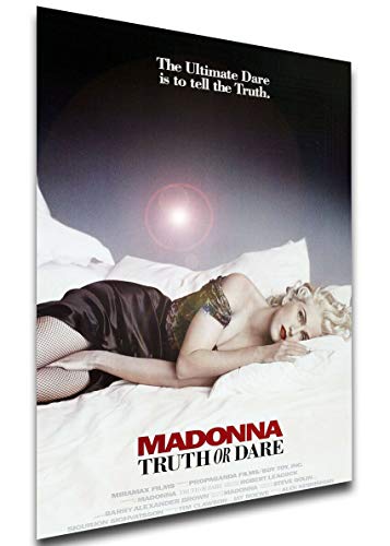 Instabuy Poster Locandina - Madonna Truth or Dare - A letto con Madonna (1991) A4 30x21cm