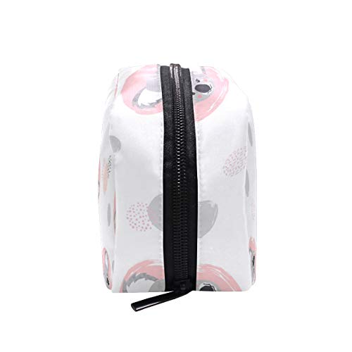 ISAOA Koala - Mini bolsa de maquillaje portátil de viaje, impermeable, estuche organizador de maquillaje, neceser de almacenamiento de belleza con cremallera para mujeres y niñas