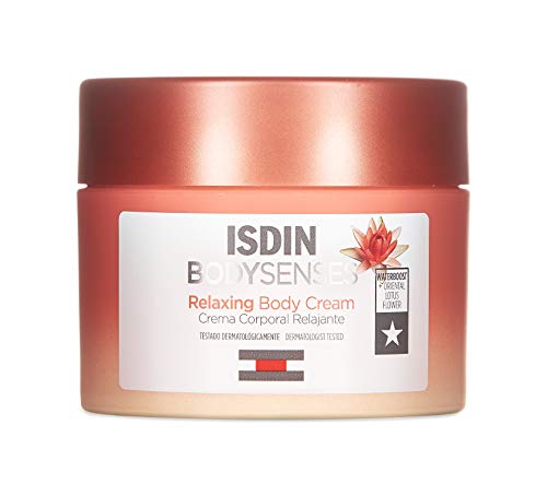 ISDIN BodySenses Crema Corporal, Gama Relajante con Flor de Loto, Hidrata tu piel de sensaciones - 250ml