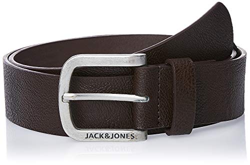 Jack & Jones Jacharry Belt Noos Cinturón, Marrón (Black Coffee Black Coffee), 105 para Hombre