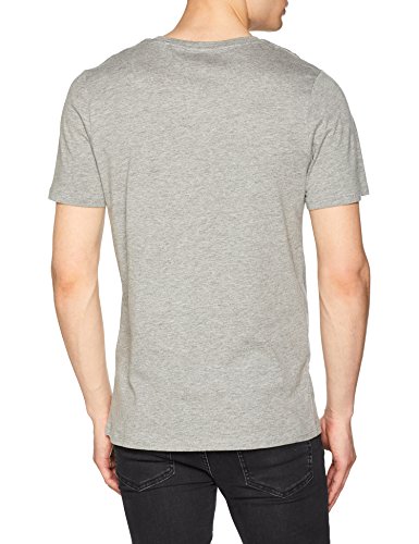 Jack & Jones Jjecorp Logo tee SS Crew Neck Noos Camiseta, Gris (Light Grey Melange Detail: Slim Fit - Melange), Large para Hombre