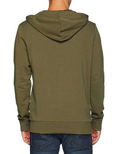 Jack & Jones Jjeholmen Sweat Zip Hood Noos Sudadera, Verde (Olive Night), XX-Large para Hombre