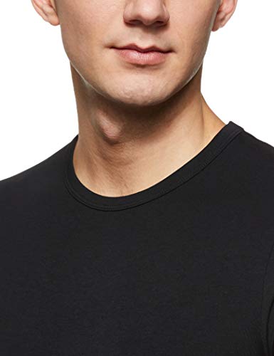 Jack & Jones Jones - Camiseta de manga corta con cuello redondo para hombre, Black C N 010, X-Large