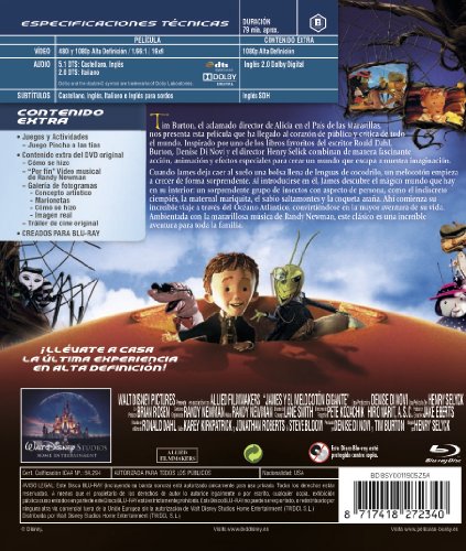 James Y El Melocotón Gigante (Edición Especial) [Blu-ray]