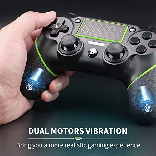 JAMSWALL Mando para PS4, Inalámbrico Controlador para Playstation 4 Wireless Controller Bluetooth Gamepad Joystick con Vibración Doble Jack de Audio de Seis Ejes