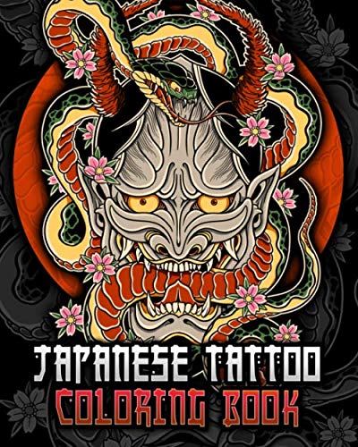 Japanese Tattoo Coloring Book