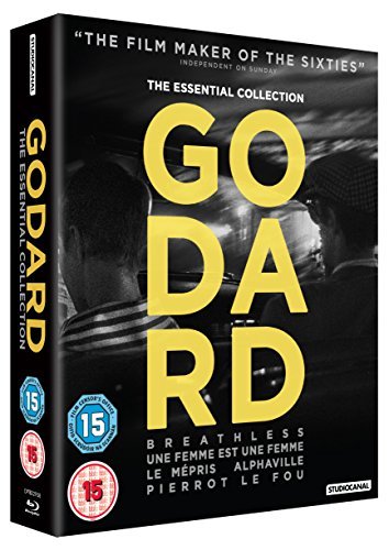 Jean-Luc Godard Collection - 5-Disc Box Set ( À bout de soufflé / Une femme est une femme / Le mépris / Alphaville, une étrange aventure de [ Origen UK, Ningun Idioma Espanol ] (Blu-Ray)