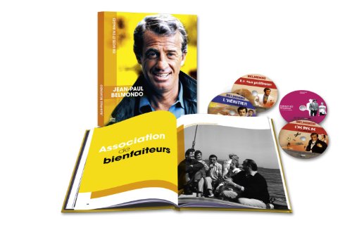 Jean-Paul Belmondo - Coffret livre : Le magnifique + À bout de souffle + L'as des as + L'héritier [Francia] [DVD]