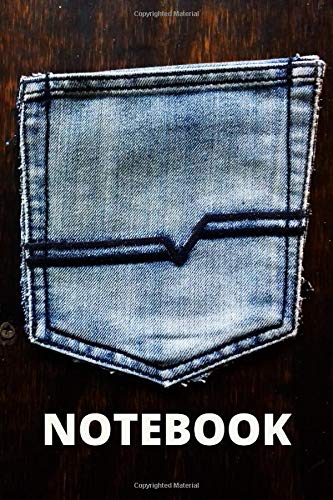 Jeans Notebook: Lined Notebook daily Journal gift for blue jeans lovers.