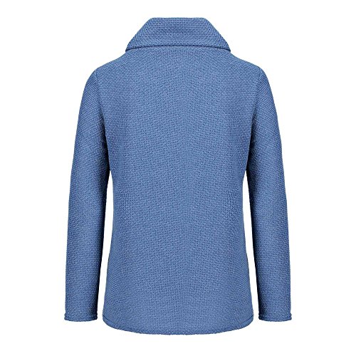 Jerseys De Punto para Mujer Cuello de Tortuga Manga Larga Suelto Prendas de Punto Suéter Irregular Jerséis Collar de la Pila Tops Cálido Otoño Invierno riou