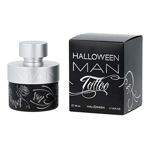 Jesus del Pozo Halloween Tatto Eau DE Toilette Man 50ML VAPORIZADOR Unisex Adulto, Negro, Único