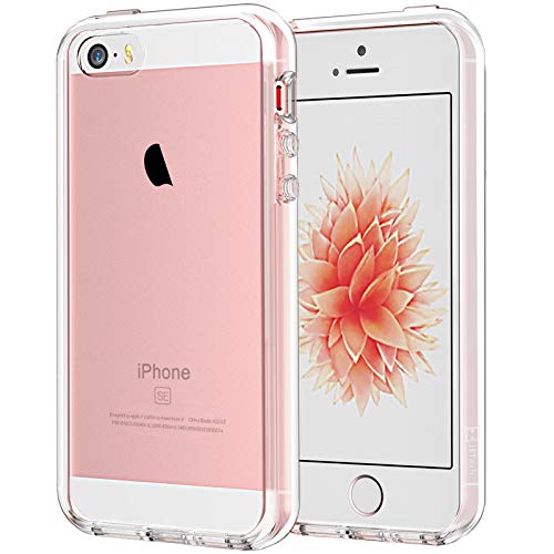 JETech Funda Compatible iPhone SE 2016 (NO es Compatible 2020) 5s 5, Carcasa Anti-Choques/Arañazos, Transparente