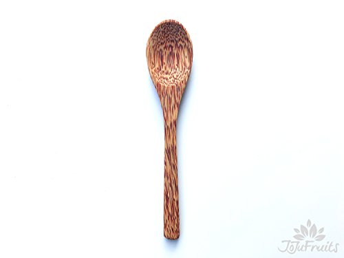 JoJu Fruits - Coconut Spoon - Cuchara De Coco - 100% Natural (5 Pieza)