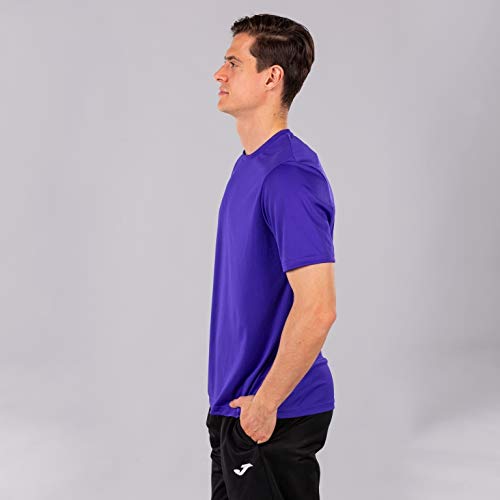 Joma Combi Camiseta Manga Corta, Hombre, Morado (Violeta), S