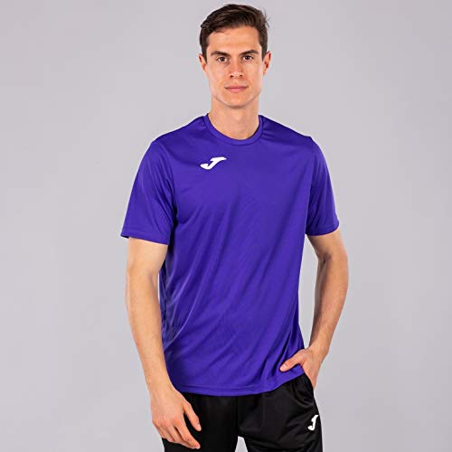 Joma Combi Camiseta Manga Corta, Hombre, Morado (Violeta), S