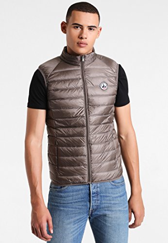 JOTT TOM Down jacket vest, Marrón, L para Hombre