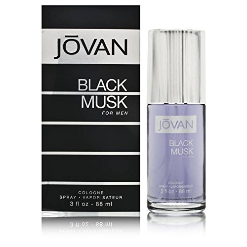 Jovan Black Musk Eau De Cologne Spray para hombres 90 ml