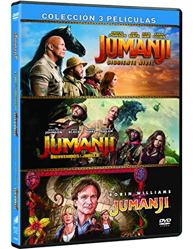 Jumanji: 1995 + Bienvenidos a la Jungla + El Siguiente Nivel [DVD]