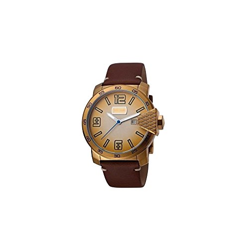 Just Cavalli Reloj Analógico para Hombre de Cuarzo con Correa en Cuero JC1G015L0055