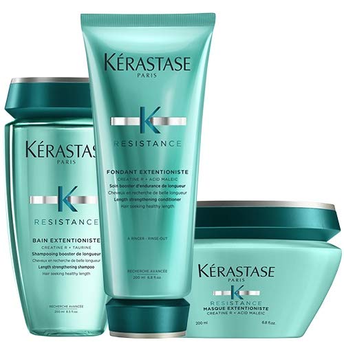 Kérastase Resistencia Bain Extentioniste 250 ml, Fondant Extentioniste 200 ml y Masque Extentioniste 200 ml Pack