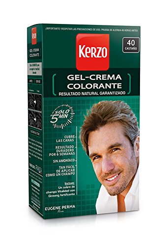 KERZO tinte para hombre Castaño Nº 40 caja 1 ud