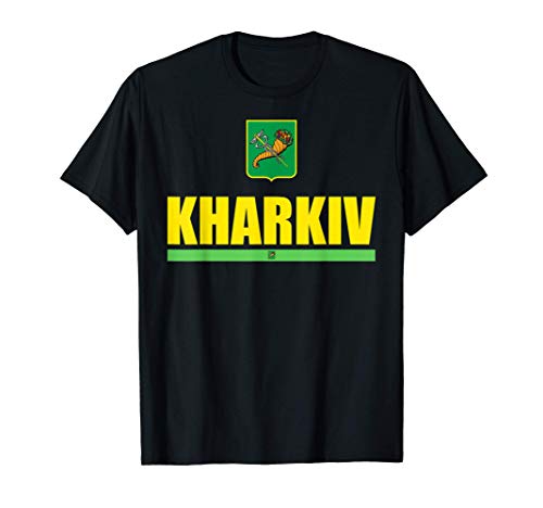Kharkiv Ukraine Flag of Kharkov Gift Vintage Style Ukrainian Camiseta