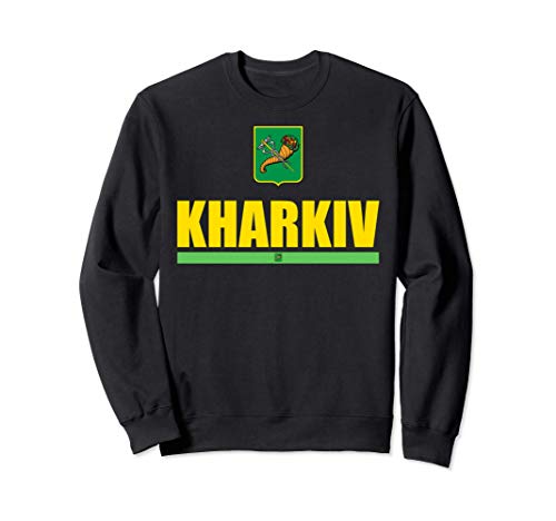 Kharkiv Ukraine Flag of Kharkov Gift Vintage Style Ukrainian Sudadera