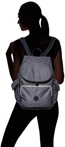 Kipling City Pack, Mochilas para Mujer, Negro (Charcoal), 32x37x18.5 cm