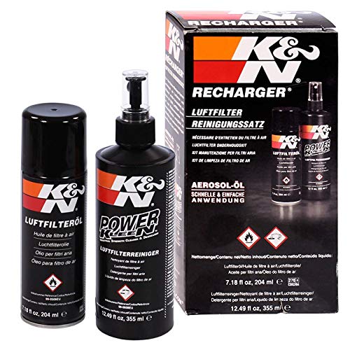 K&N 99-5003EU Kit de Limpieza y Mantenimiento del Filtro de Aire