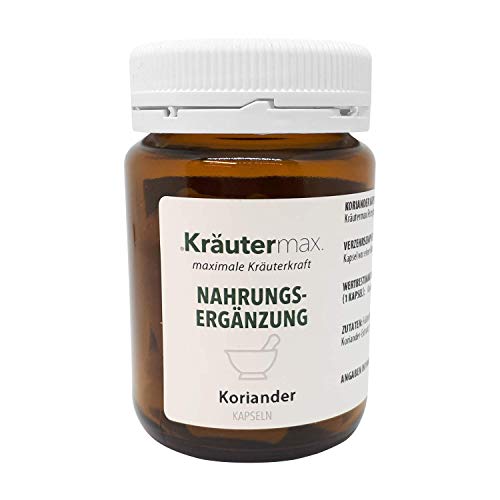 Kräutermax Extracto de cilantro 125 mg cápsulas 1 x 60 piezas veganas