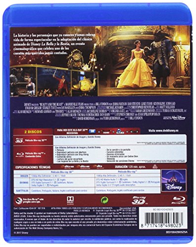 La Bella Y La Bestia - Edición Estándar (3D + 2D) [Blu-ray]