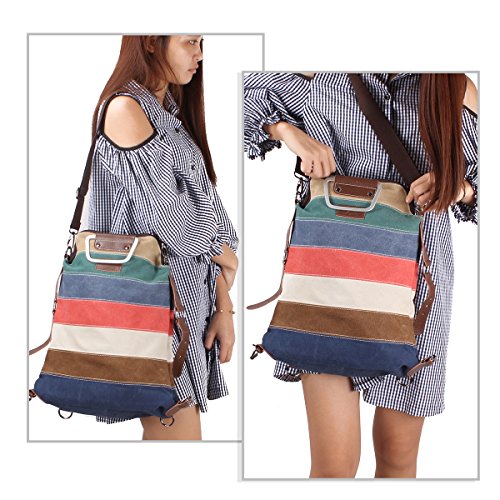 La Desire Mujeres Vintage Mochila Escolar Daypacks damas mochila casual bolso bolsos mochila Para el trabajo escolar vacaciones viajes senderismo camping actividades (Fashion)