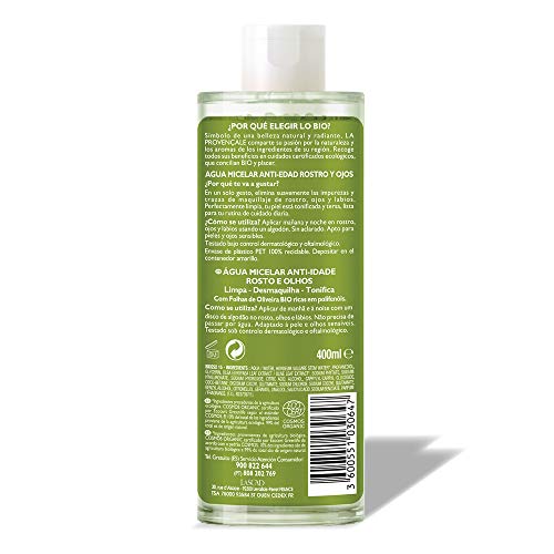 La Provençale Bio Agua de Pureza Micelar Anti-edad - 400 ml