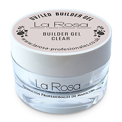 La Rosa builder gel clear gel de construcción uv transparente - 15 ml