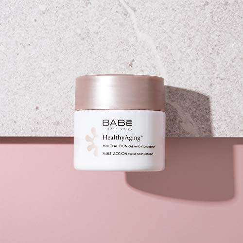 Laboratorios Babe Multi Crema Facial Hidratante, Nutritiva, Antiarrugas, Antioxidante para la Piel Madura, 50 ml