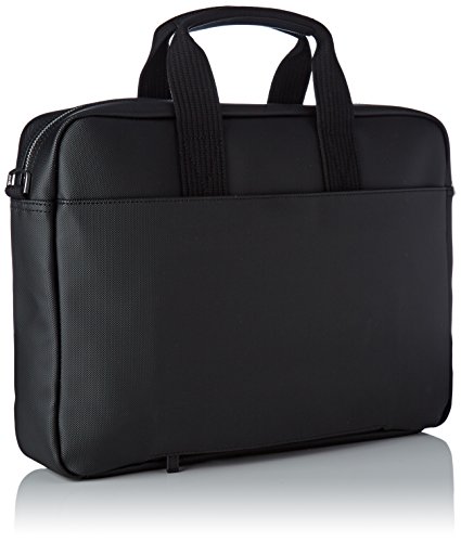 Lacoste Sac Homme Access Premium, Maletin para Hombre, Negro (Black), 29x7.5x39 cm (W x H x L)