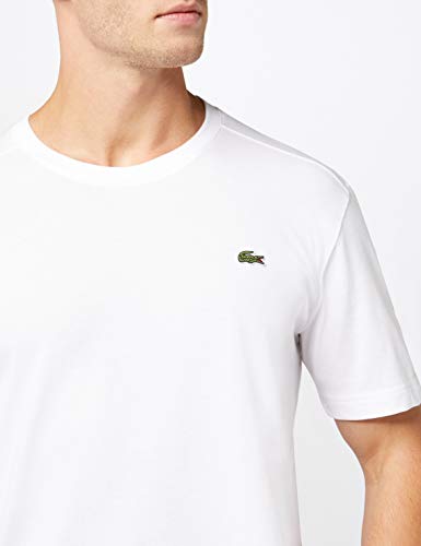 Lacoste TH7618, Camiseta para Hombre, Blanco (Blanc), XXXX-Large (Talla del fabricante: 9)