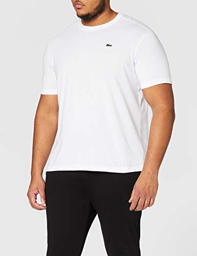 Lacoste TH7618, Camiseta para Hombre, Blanco (Blanc), XXXX-Large (Talla del fabricante: 9)