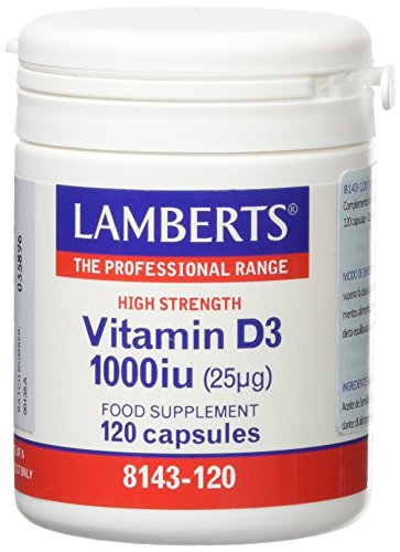 Lamberts Vitamina D 1000UI - 120 Tabletas