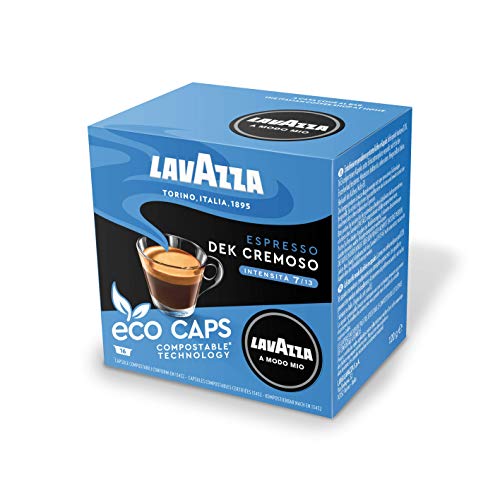 Lavazza A Modo Mio Cremosamente - Juego de 4 paquetes de 16 cápsulas de café