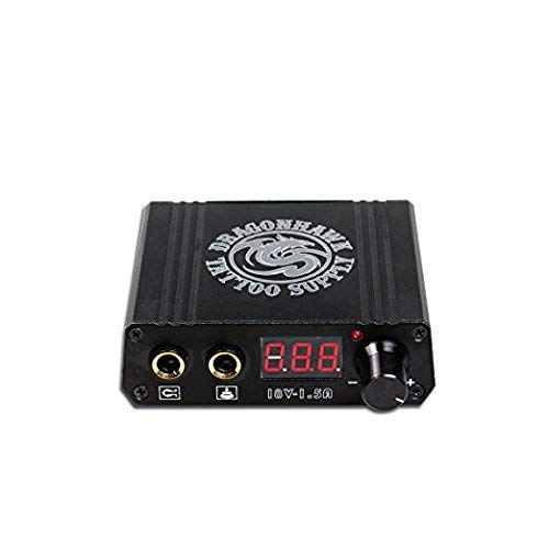 LCD Portable Mini Tattoo Power Supply Clip Cord Foot Pedal Kit P076EUYMX