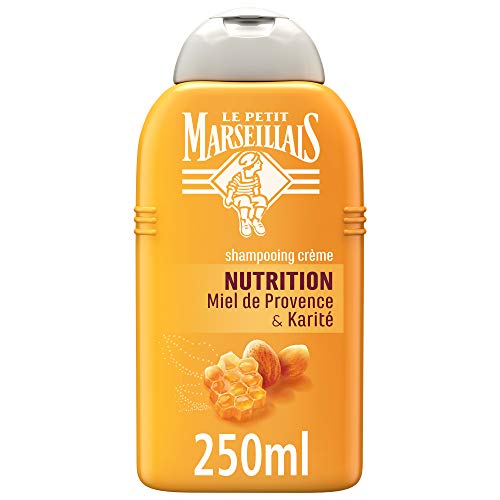 Le Petit Marseillais – Champú cabello secas, abîmés/cassants Karité – Miel – Pintura 250 ml – Lote de 3