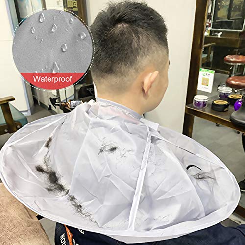 Ledeak Capa de Corte de Pelo, Impermeable Capa Chal Plegable de Salón, Profesional Paraguas Capa Accesorio de Peluquería para Adultos Hombres Mujeres Peluquería