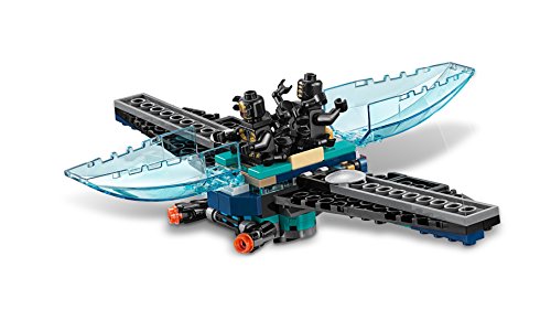 LEGO Super Heroes Ataque de la nave de los Outriders, set de construcción de juguete para recrear las aventuras de los Vengadores, incluye minifiguras de la Viuda Negra y de Capitán America (76101)