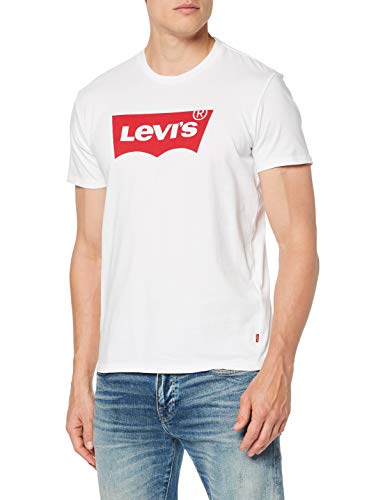 Levi's Graphic Set-In Neck, Camiseta para Hombre, Blanco (C18978 Graphic H215-Hm White Graphic H215-Hm 36.4 140), XX-Small