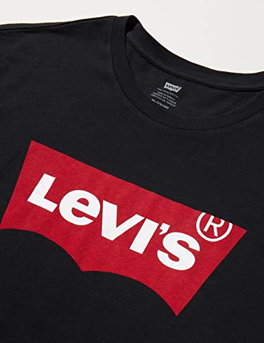 Levi's Graphic Set-In Neck, Camiseta para Hombre, Negro (Graphic Black), X-Large