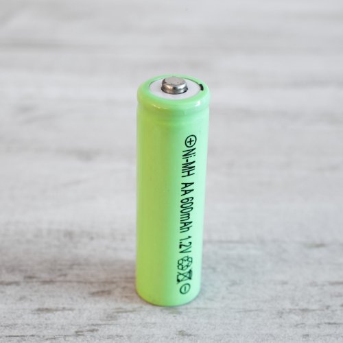 Lights4fun - Juego de 10 Pilas Solares Recargables AA 600 mAh